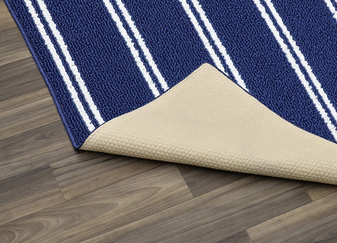 Garland Rug Avery Area Rug, 4-Feet by 6-Feet, Navy