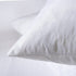 14x14 Decorative Throw Pillow Inserts-Down Feather Pillow Inserts-Square-Cotton Fabric-Set of 2-White