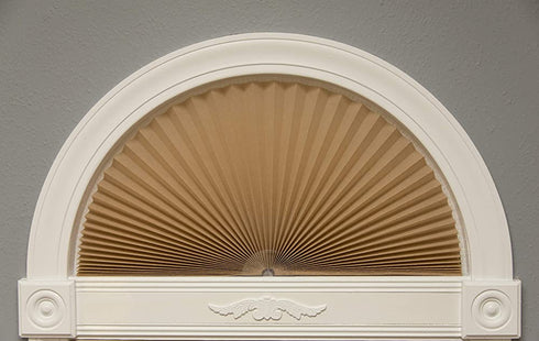Original Arch Light Filtering Fabric Shade, 72 in x 36 in, Natural