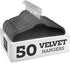 Zober Premium Quality Space Saving Velvet Hangers Strong and Durable Hold Up to 10 Lbs - 360 Degree Chrome Swivel Hook - Ultra Thin Non Slip Suit Hangers, Grey - 50 Pack