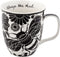 Karma Gifts Black and White BOHO Mug, 16 oz, BEE