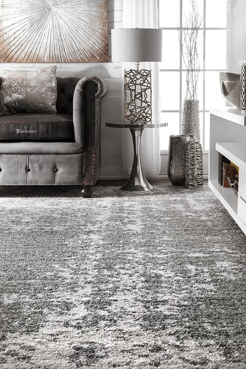 nuLOOM Contemporary Misty Shades Accent Rug, 2' x 3', Grey