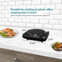Elite Gourmet ESB-301BF# Countertop Single Flat Burner, Electric Hot Burner, Temperature Controls, Power Indicator Lights, Easy to Clean, 1000 Watts (Black)