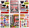 Dirt Bike Dirtbikes Motorcycle Motos Motocross Motorcross Bikes Motorex atv performance part garage toolbox Racing Pack 6 Vinyl Graphics Decals and Stickers set D6725 Best4Buy