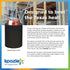 KOOZIE® Stainless Steel Triple 3-in-1 Can Cooler, Bottle or Tumbler with Lid for 16 oz Tall Boy Cans, Double Wall Vacuum Insulated for Hot and Cold Drinks | Royal Blue