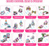 JOYIN 2021 Christmas Advent Calendar 12 Days Countdown Girls Calendar with Princess Castle Building Blocks Toys for Kids Girls STEM Building Toys