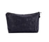 HOYOFO Stylish Makeup Pouch for Women Skull Make up Bag Small Cosmetic Bag for Purse, Black Skull (PU)