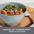 Rachael Ray Accessories Kitchen Pantryware Multi Purpose/Salad Serveware/Melamine Garbage Bowl, 4 Liters, Sea Salt Gray