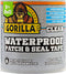 Gorilla Waterproof Patch & Seal Tape, 4" x 8', Clear, (Pack of 1)