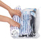 12 Travel Compression Bags, Hibag 12-Pack Roll-Up Space Saver Storage Bags for Travel, Suitcase Size (12-Travel)