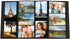 Pioneer Photo Albums Collage Frame Embossed Travel Photo Album, Brown 12x12 Inches