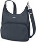 Travelon Anti-Theft Classic Essential Messenger Bag, Midnight, One Size