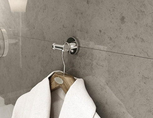 Symmons 353DRH Dia Wall-Mounted Double Robe Hook in Polished Chrome