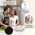 Mr and Mrs Aprons Kitchen Bundle - Includes Adjustable His and Her Aprons, Date night Cookbook, 2 Oven Mitts & 1 Pot Holder - Perfect Newlywed Gift for Bridal Shower, Housewarming & Weddings