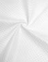 Lampling Waffle Shower Curtain White Fabric Hotel Luxury Textured Modern Farmhouse Waterproof Bathroom Curtain Cloth Pretty Elegant Spring Shower Curtains Sets 72" x 72"