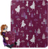 Disney Frozen 2, "Dandelion Anna" Character Shaped Pillow and Fleece Throw Blanket Set, 40" x 50", Multi Color, 1 Count