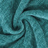 CaliTime Pack of 2 Cozy Throw Pillow Covers Cases for Couch Sofa Home Decoration Solid Dyed Soft Chenille 20 X 20 Inches Teal
