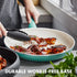 GreenPan Rio Healthy Ceramic Nonstick 12" Frying Pan Skillet, PFAS-Free, Dishwasher Safe, Turquoise