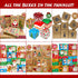 Funnlot 20PCS Christmas Baking Boxes Christmas Cookie Boxes Christmas Cookie Tins Holiday Cookie Boxes For Gift Giving Holiday Containers With Lids 5.7™™x 8.7™™Cookie Tins