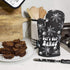 Twisted Wares Oven Mitt - Let's GET Baked - Funny Pot Holder, Heat Resistant Glove - Black