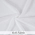Central Park White Semi Sheer Window Curtain Panels Linen Texture Solid Window Treatment Sets Drape Pairs Rod Pocket Curtains for Living and Bedroom Farmhouse 63 inches Long, 2 Panels