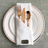 JL Prime 75 Rose Gold Plastic Silverware Set, Rose Gold Plastic Cutlery Set, Heavy Duty Utensils for Party & Wedding, Disposable Rose Gold Flatware, 25 Forks, 25 Spoons, 25 Knives