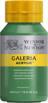 Winsor & Newton Galeria Acrylic Paint, 500-ml Bottle, Permanent Green Middle