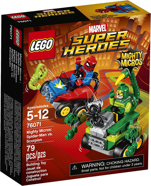 LEGO Super Heroes Mighty Micros: Spider-Man vs. Scorpion 76071 Building Kit
