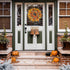 Fall Wreaths for Front Door - 24 inch Farmhouse Wreath Eucalyptus Autumn Berry Magnolia Outside Indoor Decor Large Harvest Crafts Wreaths Rustic Thanksgiving Halloween