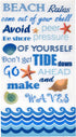 100 Beach Rules Guest Napkins 3 Ply Disposable Paper Pack Nautical Coastal Seashell Starfish Sea Shore Summer Dinner Hand Napkin For Bathroom Gym Spa Party Wedding Bridal Baby Shower Decorative Towel