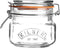 Kilner Square Clip Top Jar, Durable Glass Container with Airtight Seal for Home-canning, Preserving, and Storing, 17-Fluid Ounces