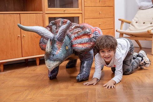 JOYIN 63" Triceratops Inflatable Dinosaur Toy for Party Decorations, Birthday Party Gift, Gift for Kids and Adults