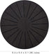 Lazy K Induction Cooktop Mat - Silicone Fiberglass Magnetic Cooktop Scratch Protector - for Induction Stove - Non slip Pads to Prevent Pots from Sliding during Cooking (9.4 inches) Black