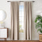 Amazon Basics Room Darkening Blackout Window Curtains with Tie Backs Set - 52 x 96-Inch, Taupe, 2 Panels