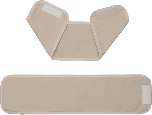 Amazon Basics Room Darkening Blackout Window Curtains with Tie Backs Set - 52 x 96-Inch, Taupe, 2 Panels
