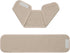 Amazon Basics Room Darkening Blackout Window Curtains with Tie Backs Set - 52 x 96-Inch, Taupe, 2 Panels