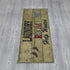 Ottomanson Laundry Collection Bordered Non-Slip Rubber Back Runner Rug, 20" x 59", Beige
