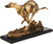 Design Toscano NY1280200 Greyhound Whippet Art Deco Dog Statue, Bronze