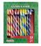 Christmas Candy Canes Suckers, Multicolored Rainbow Fruity Flavor, Individually Wrapped (12-Pack)