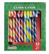 Christmas Candy Canes Suckers, Multicolored Rainbow Fruity Flavor, Individually Wrapped (12-Pack)