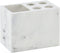 Resin Toothbrush Holder in JINCROP, 5 Slots Hygienic Toothbrush Bathroom Storage Stand Dispenser Organizer Set for Toothbrushes, Make-up Brushes and More, (Ink White)