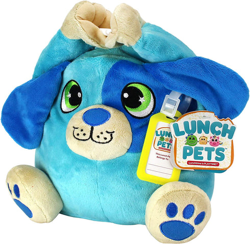 Lunch Pets Insulated Kids Lunch Box As Seen on TV Plush Animal and Lunch Box Combination - HungryPup