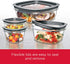 Rubbermaid Meal Prep Premier Food Storage Container, 6 Piece Set, Grey