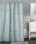SKL Home Vern Yip Leaf Silhouette Shower Curtain, Aqua