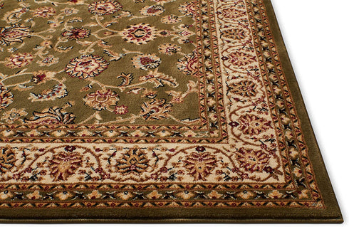 Well Woven Barclay Sarouk Green Traditional Area Rug 2'3" X 7'3" Runner