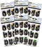 DC Comics Batman Stickers Decals Set -- 6 Sheets, Water & Tear Resistant Stickers for Laptop, Car, Backpacks (Batman Party Supplies)