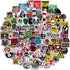 Funny Hard Hat Stickers 105 PCS, Waterproof Vinyl Decals for Tool Box Helmet Hood Hardhat, Patriotic Sticker for Men Adults, Mechanics, Welders, Construction, Union, Military, Electrician, Oilfield