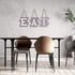 Eat Signs Kitchen Decor,Rustic Kitchen Sign,Farmhouse Kitchen Wall Art,Dining Room Wall Decor,Kitchen Letters Decor,Brown/White, 24*7.8inch