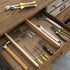 BAMEOS Drawer Dividers Bamboo Separators Organization Expandable Organizers for Kitchen Bedroom Bathroom Dresser Office 4-pack