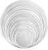 New Star Foodservice 50967 Restaurant-Grade Aluminum Pizza Baking Screen, Seamless, 14-Inch, Pack of 6